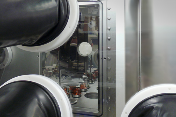 evaporation chamber on a glovebox